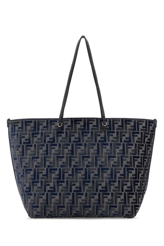 Вышитая шениль большая сумка для покупок FENDI (8BH425ASU1)