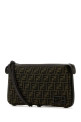 Embroidered jacquard medium Simply Fendi shoulder bag (8BR829AFPM)