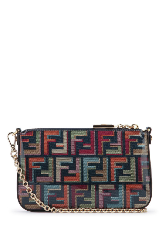 Сумка BAGUETTE POUCH ТКАНЬ LAME F FENDI (8BS073AW6Q)