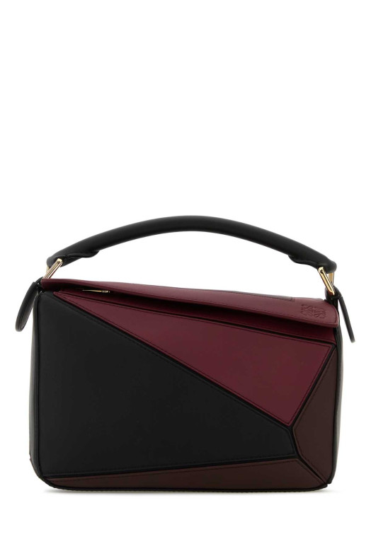 Multicolor leather LOEWE x Josef and Anni Albers small Puzzle handbag LOEWE (A510S21XCI)