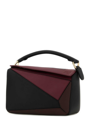 Multicolor leather LOEWE x Josef and Anni Albers small Puzzle handbag LOEWE (A510S21XCI)