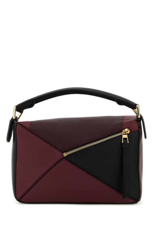 Multicolor leather LOEWE x Josef and Anni Albers small Puzzle handbag LOEWE (A510S21XCI)