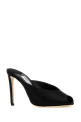 Black satin Brigitte mules Black JIMMY CHOO (BRIGITTEMULE100SAT)