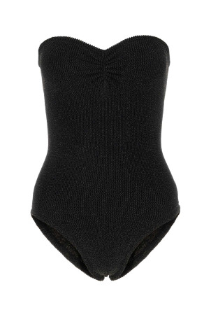 Black stretch nylon Brooke swimsuit Black HUNZA G (BROOKESWIM)