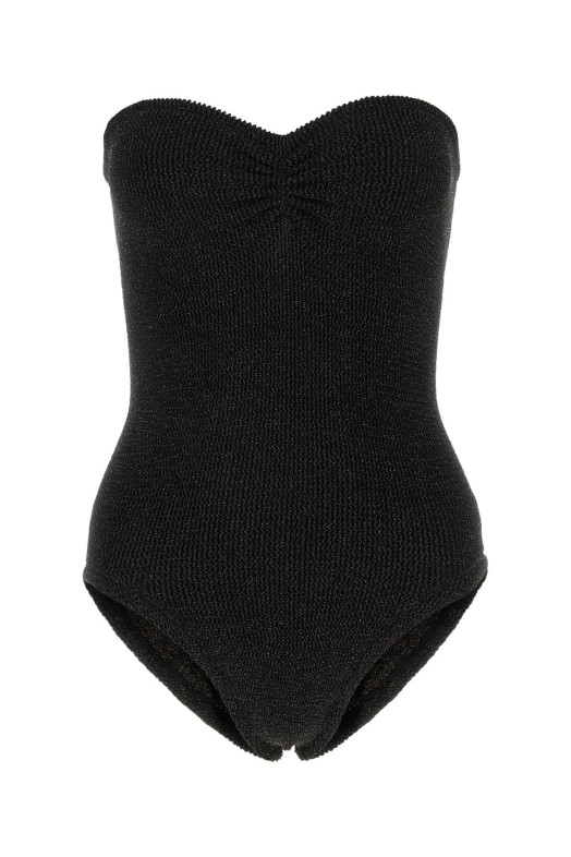 Black stretch nylon Brooke swimsuit Black HUNZA G (BROOKESWIM)
