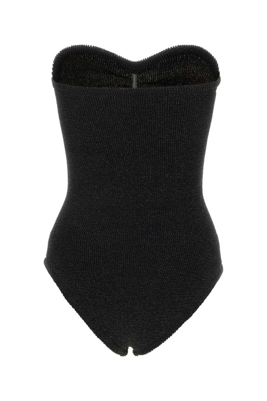 Black stretch nylon Brooke swimsuit Black HUNZA G (BROOKESWIM)