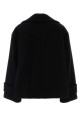 Black wool blend coat CHLOE (CH25AMA96952)