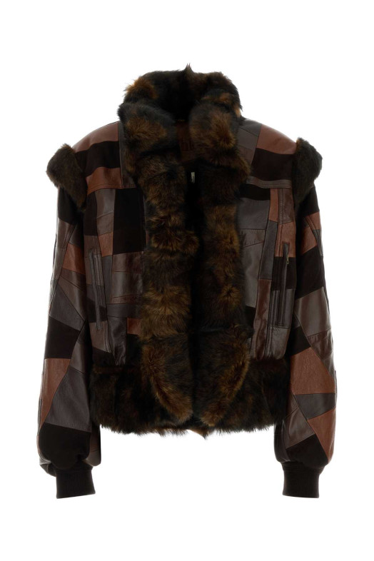 Multicolor leather jacket CHLOE (CH25WCV73932)