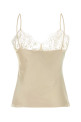 Cream silk tank top CHLOE (CH25WHT20008)