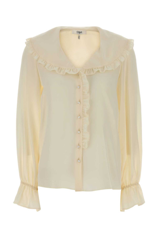 Cream crepe shirt White CHLOE (CH25WHT78005)
