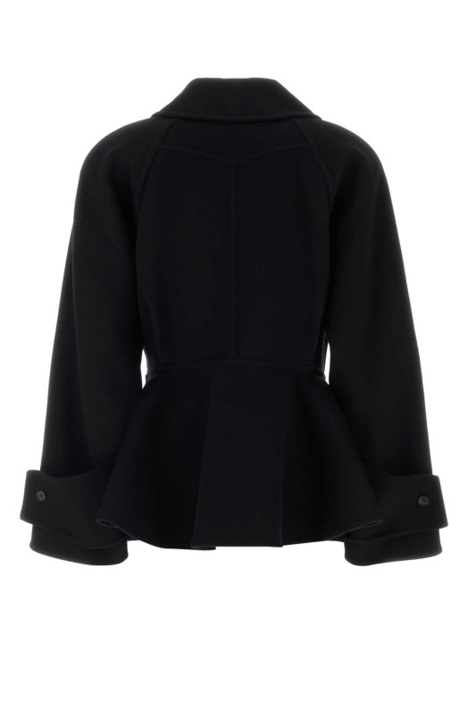 Black wool coat CHLOE (CH25WMA70071)