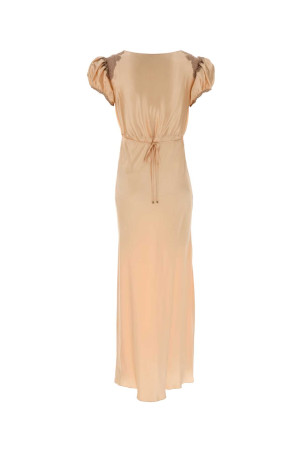 Pink satin dress CHLOE (CH25WRO01008)