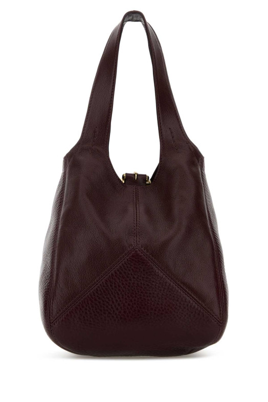 Кожаная сумка-бакет ChloÃ¨ Balloon небольшого размера цвета баклажана CHLOE (CH25WS644Q15) CHLOÉ