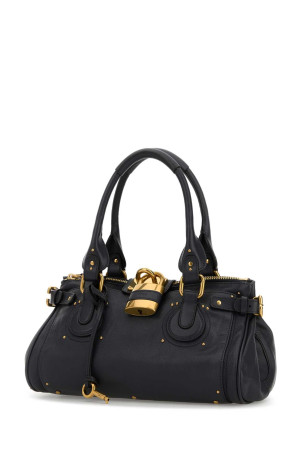 Blue leather Paddington shoulder bag CHLOE (CH25WS802P75)