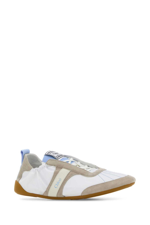 Multicolor fabric and suede sneakers CHLOE (CH26S15RVL)