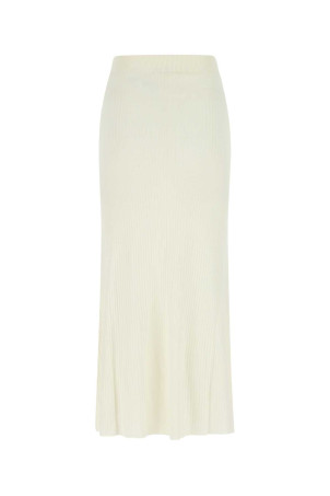 Ivory wool skirt CHLOE (CHC22AMJ38520)