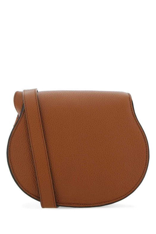 Caramel leather small Marcie crossbody bag CHLOE (CHC22AS680I31)