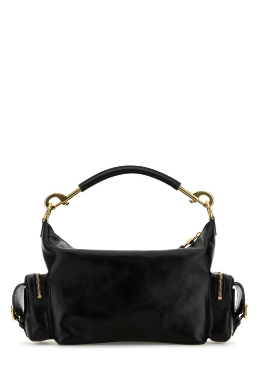 Черная кожаная сумка для фотоаппарата CHLOE (CHC24AS533N83) CHLOÉ