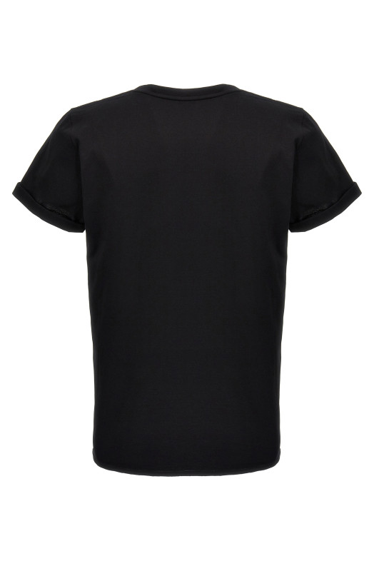 Чорна футболка Saint Laurent rive gauche