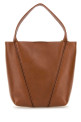Brown leather small Spin shopping bag CHLOE (CHC25SS812N84)