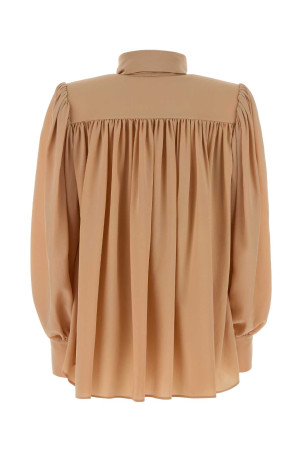Powder pink crepe blouse Gold CHLOE (CHC25WHT05005)