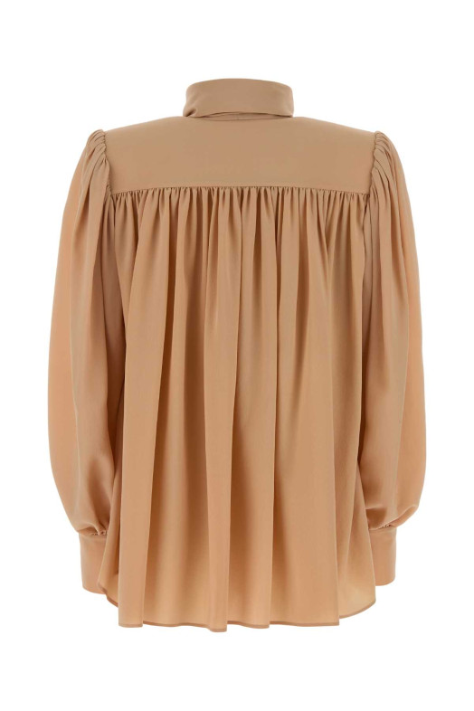 Powder pink crepe blouse Gold CHLOE (CHC25WHT05005)