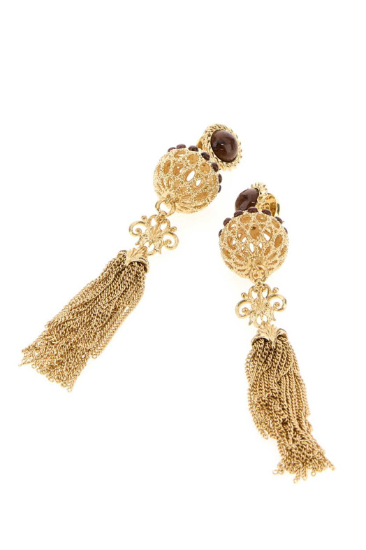 Золотые металлические серьги CHLOE (CHC25WJE10BBO) CHLOÉ