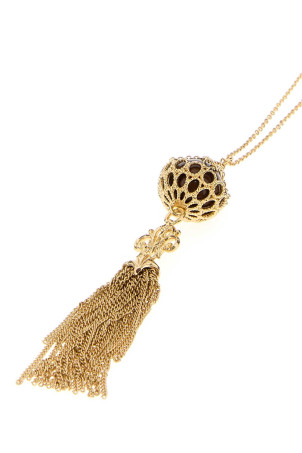 Gold metal ChloÃ© Eternity necklace CHLOE (CHC25WJN31BBO)