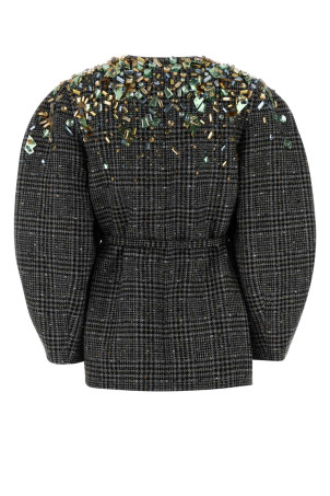 Embroidered tweed blazer FENDI (FJ7647AYNC)