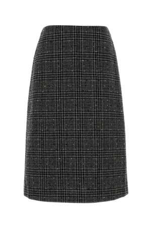 Embroidered tweed skirt FENDI (FQ7686AAVJ0)
