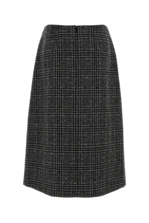 Embroidered tweed skirt FENDI (FQ7686AAVJ0)