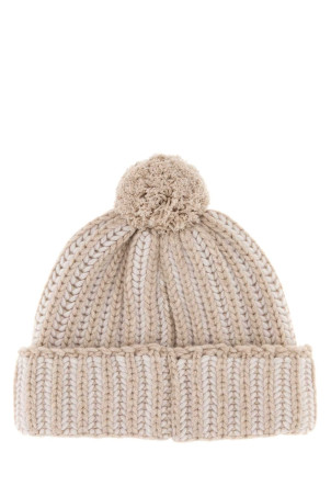 Embroidered wool blend beanie hat FENDI (FXQ114AYKN)