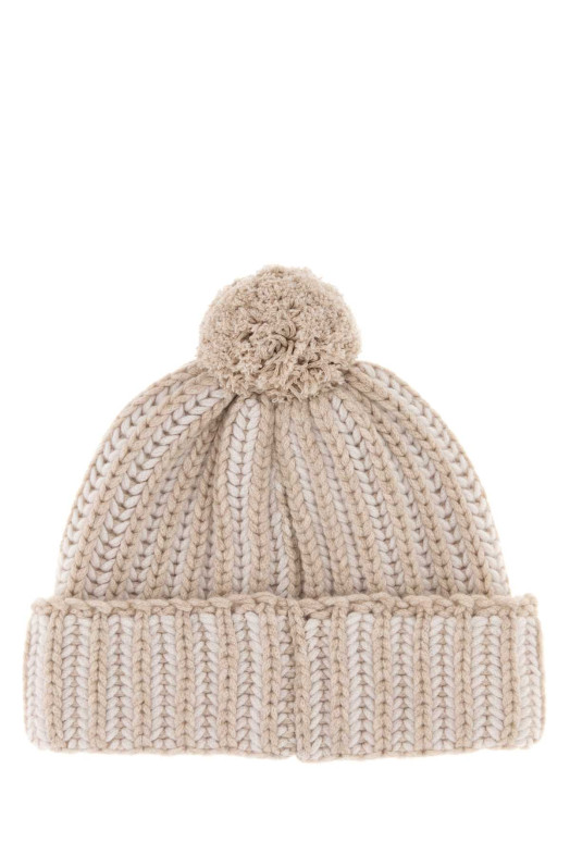 Embroidered wool blend beanie hat FENDI (FXQ114AYKN)