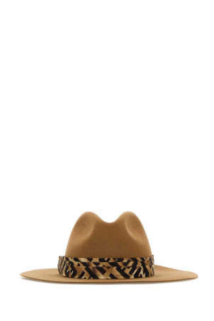 Camel felt hat FENDI (FXQ710AVP7)