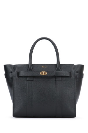 SMALL ZIPPED BAYSWATER SML CLASSIC GRAIN Black MULBERRY (HH4406205)