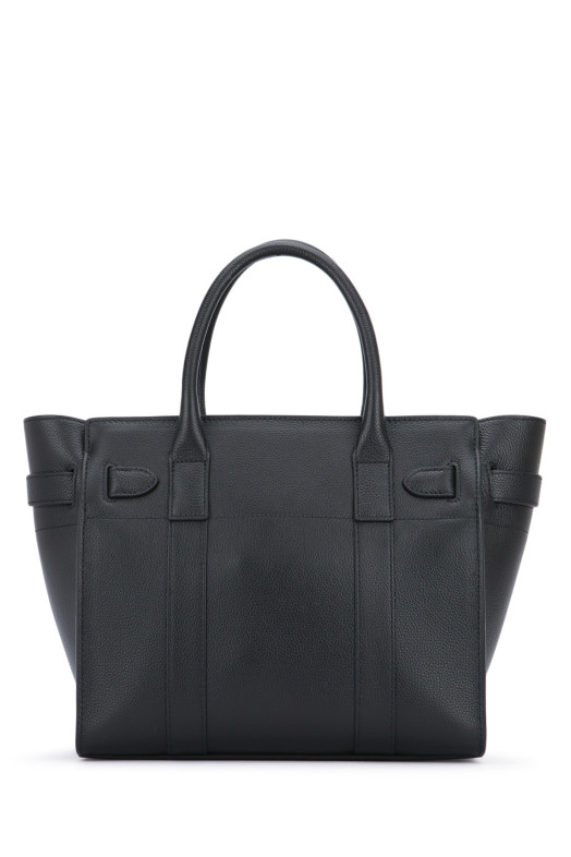 SMALL ZIPPED BAYSWATER SML CLASSIC GRAIN Black MULBERRY (HH4406205)