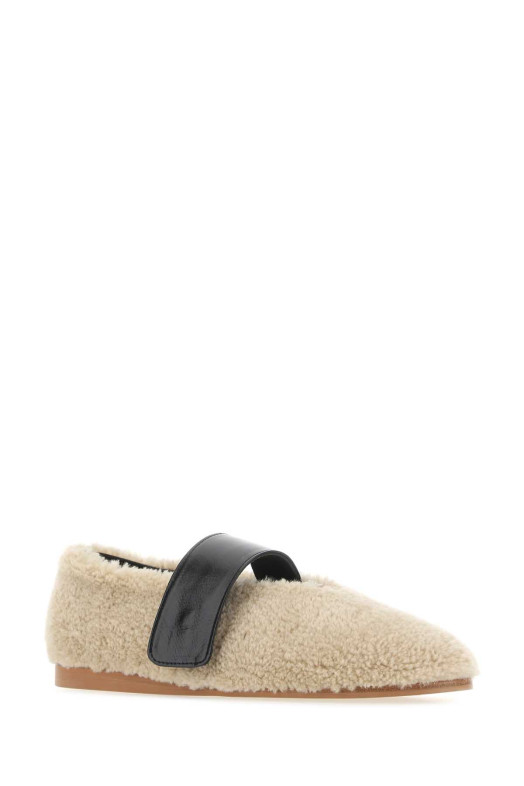 Beige teddy Mary Jane ballerinas LOW CLASSIC (LCFW22FO08719269)