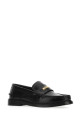 Black leather loafers MOSCHINO (MA10663J1GMJ0)