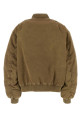 Khaki gabardine bomber jacket MIU MIU (ML1133SOOO135Q)