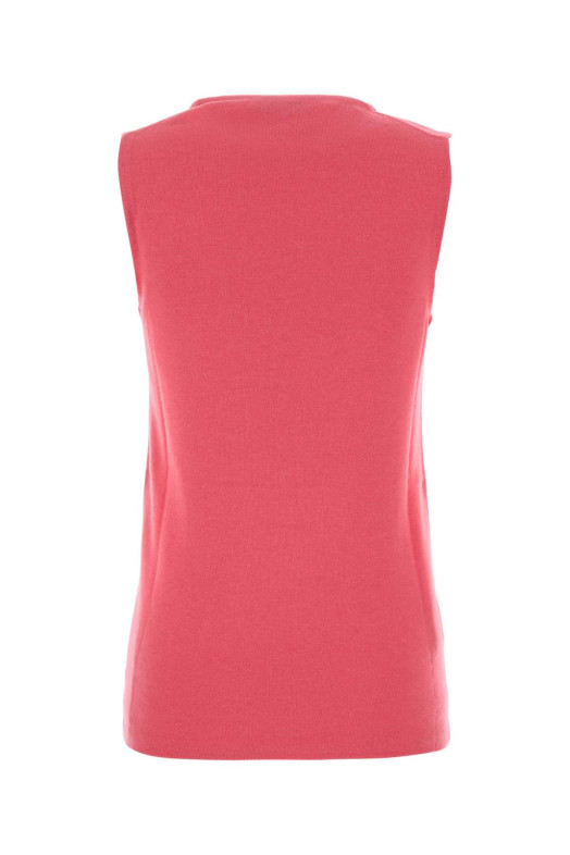 Fluo pink cashmere blend vest MIU MIU (MMV314SOOO17I7)