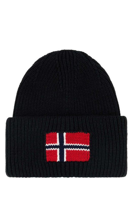 Black wool and acrylic beanie hat NAPAPIJRI (NP0A893P)