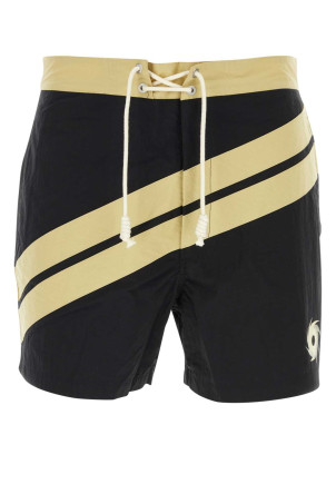 Two-tone nylon swimming shorts PALM ANGELS (PMFD001S23FAB001)
