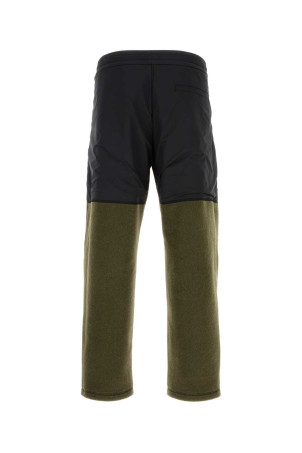 Olive green pile pant HERNO LAMINAR (PT00062UL50082)