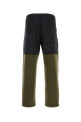 Olive green pile pant HERNO LAMINAR (PT00062UL50082)