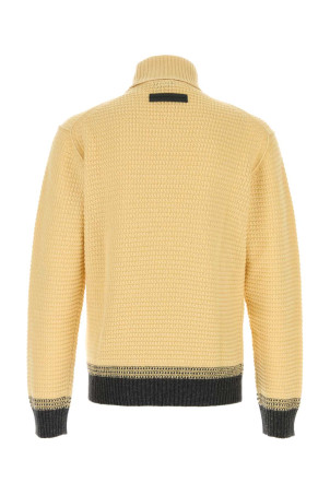 Yellow cashmere sweater ZEGNA (RUGK73A2120)