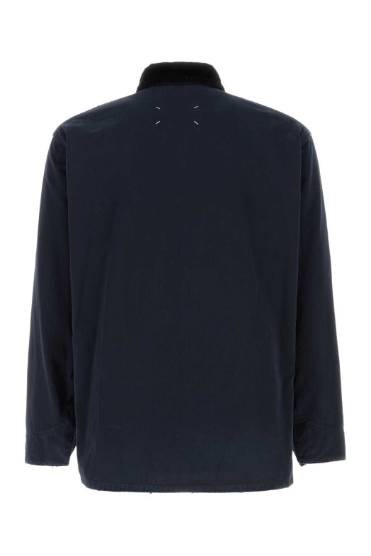 Midnight blue cotton jacket MAISON MARGIELA (S50AM0646M30024)