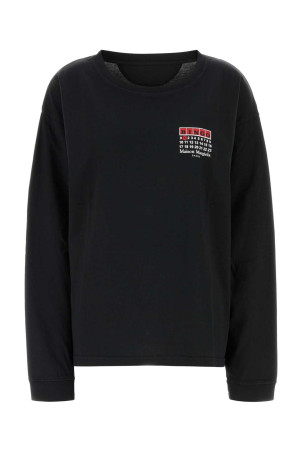 Slate cotton oversize t-shirt MAISON MARGIELA (S51GC0538S24567)