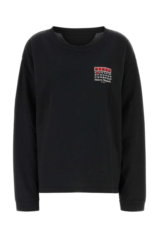 Свитшот из хлопка оверсайз MAISON MARGIELA (S51GC0538S24567)