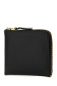 Black leather wallet Black COMME DES GARCONS (SA3100)