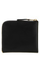 Black leather wallet Black COMME DES GARCONS (SA3100)